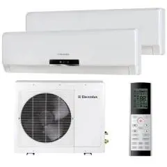 Кондиционер Electrolux Комплект внутренний и внешний блок мульти сплит системы Crystal Настенный ON/OFF EACSM-21 HC N3 9-12
