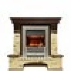 Электрический камин Dimplex Pierre Luxe сланец (темный дуб) с очагом Chesford