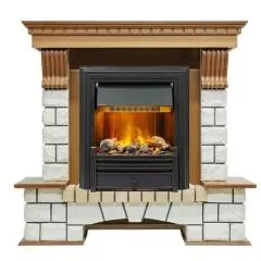 Камин Dimplex Pierre Luxe - Дуб / Белый (1050 мм) с Brookline BL
