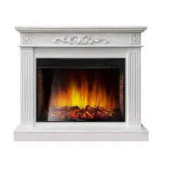 Электрический камин Electrolux Noce 25 шпон белёный дуб с очагом EFP/P-2720RLS