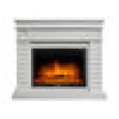 Электрокамин Electrolux Bricks 25 U (угловой) камень белый белая эмаль + EFP/P-2520LS