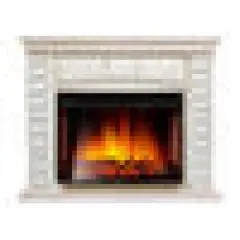 Электрокамин Electrolux Porto 30 U (угловой) сланец белый беленый дуб + EFP/P-3320RLS