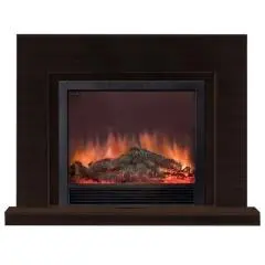 Электрический каминокомплект Glenrich Астория Delux 33 (Sharm33 Black) Венге