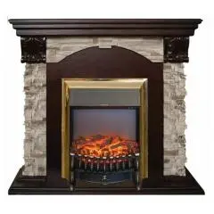 Электрокамин RealFlame Dublin Rock STD/EUG AO Fobos S BR