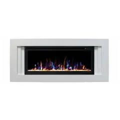 Электрокамин RealFlame Stockholm WT с очагом Saphir 42 + муляж дров