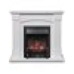 Электрокамин Royal Flame Boston (белый) с очагом Fobos FX Black