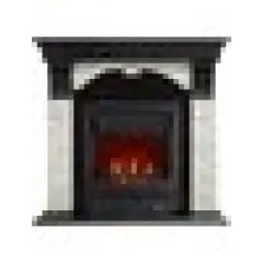 Электрокамин Royal Flame Dublin сланец белый (венге) с очагом Aspen Black