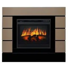 Электрокамин Royal Flame Lindos Beige Grey с очагом Vision 23 EF LED 3D FX
