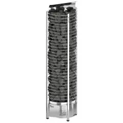 Электрическая печь Sawo Tower TH5-80Ni2-WL-P напольная пристенная без пульта встроенный блок мощности 8 0 кВт нержавеющая сталь