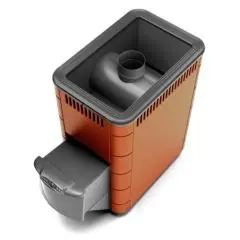 Дровяная банная печь TMF Ангара Inox ДА терракота
