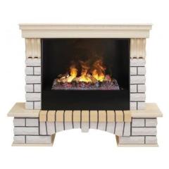 Электрический камин RealFlame Country 26 + 3D Cassette 630 + Black вставка