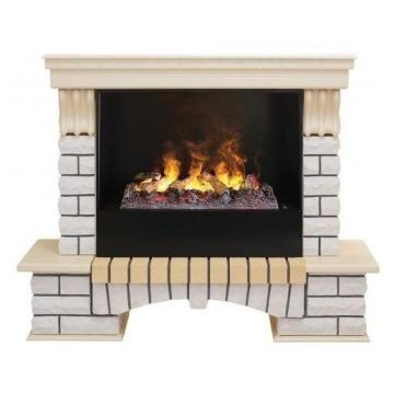 Электрический камин RealFlame Country 26 + 3D Cassette 630 + Black вставка 