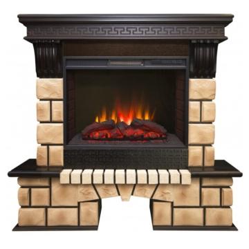 Электрический камин RealFlame Stone Brick 25 5 AO + Evrika 25 5 