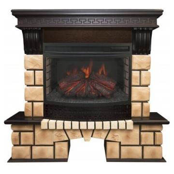 Электрический камин RealFlame Stone Brick AO с FireField 25 S IR 