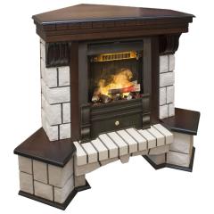 Электрический камин RealFlame Stone Corner + Oregan 3D