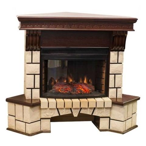 Электрический камин RealFlame Stone Corner New F25 + Firespace 25 IR S 