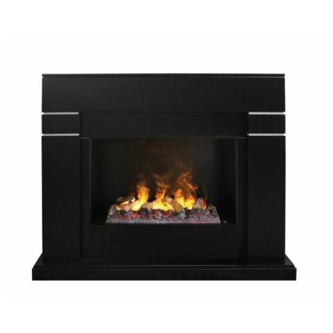 Электрокамин RealFlame Lindelse 26 BL 3D Cassette 630 + Black вставка 