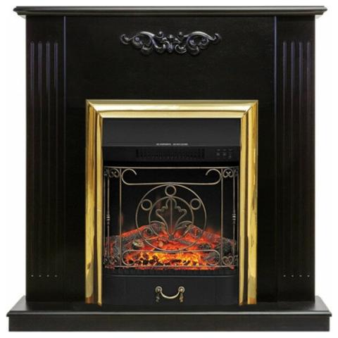 Электрокамин Royal Flame Lumsden с очагом Majestic FX Brass Венге 