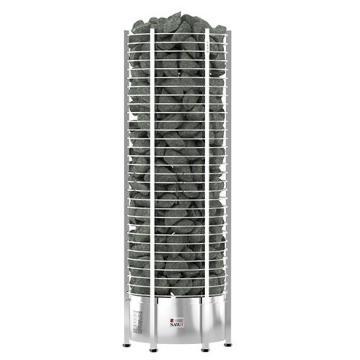 Электрическая банная печь Sawo TOWER TH6-120NS-P (12 КВТ ВЫНОСНОЙ ПУЛЬТ НЕРЖАВЕЙКА КРУГЛАЯ) 