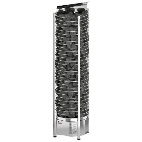 Электрическая печь Sawo Tower TH5-80Ni2-WL-P напольная пристенная без пульта встроенный блок мощности 8 0 кВт нержавеющая сталь 