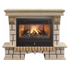 Камин Электрический RealFlame Stone New 26 + 3D Novara 26