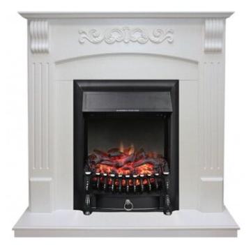 Камин Электрический Royal Flame Sorrento белый + Fobos FX M Black 